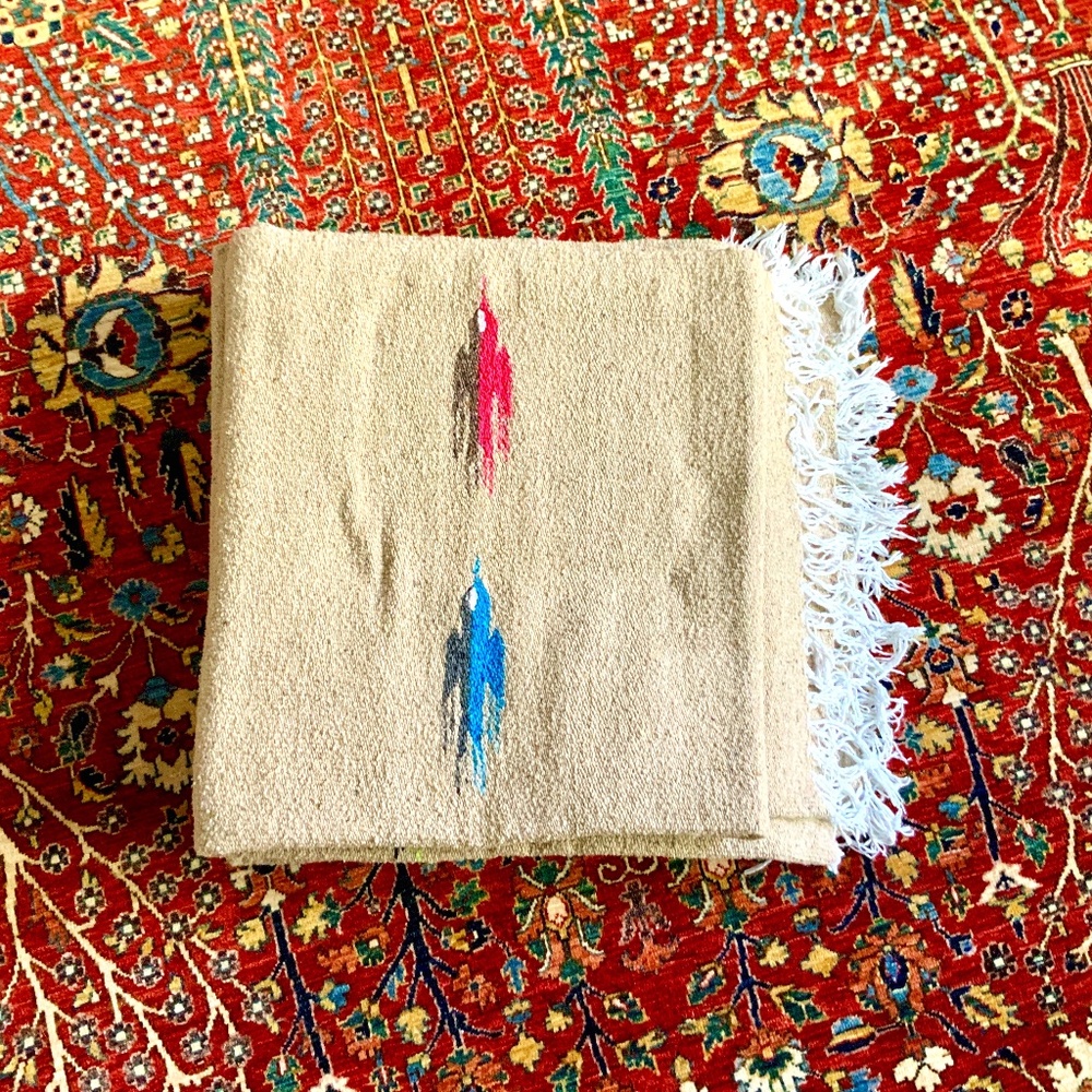 Cotton Mexican Thunderbird Yoga Blankets